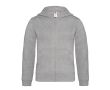 Sweat à capuche pour enfant en coton et polyester 280 g/m² B&C  couleur gris clair