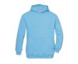 Sweat enfant coton et polyester poche kangourou 280 g/m² B&C  couleur turquoise