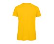 T-shirt pour homme en coton biologique à manches courtes 140 g/m² B&C couleur jaune foncé