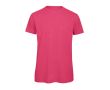 T-shirt pour homme en coton biologique à manches courtes 140 g/m² B&C couleur rose