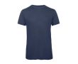T-shirt en polyester et coton pour homme 130 g/m² B&C  couleur bleu foncé