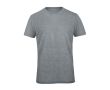 T-shirt en polyester et coton pour homme 130 g/m² B&C couleur gris clair chiné