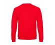 Sweat-shirt en coton et polyester à col rond 270 g/m2 B&C  couleur rouge