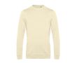 Pull à col rond ajusté en coton 280 g/m² B&C couleur jaune clair