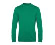 Pull à col rond ajusté en coton 280 g/m² B&C couleur vert