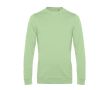 Pull à col rond ajusté en coton 280 g/m² B&C couleur vert pastel