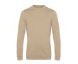 Pull à col rond ajusté en coton 280 g/m² B&C couleur sable
