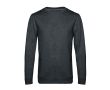 Pull à col rond ajusté en coton 280 g/m² B&C couleur gris chiné