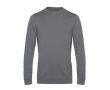 Pull à col rond ajusté en coton 280 g/m² B&C couleur gris taupe