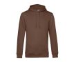 Sweat moderne en coton biologique avec capuche 280 g/m² B&C  couleur marron