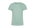 T-shirt pour femme en coton biologique à manches courtes 150 g/m² B&C couleur vert menthe