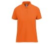 Polo classique pour femme en coton à manches courtes 180 g/m² B&C  couleur orange foncé