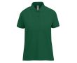 Polo classique pour femme en coton à manches courtes 180 g/m² B&C  couleur vert bouteille