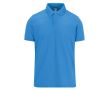 Polo basique unisexe en coton à manches courtes 210 g/m² B&C  couleur bleu
