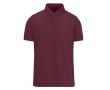 Polo en polyester et coton coloré à manches courtes 180 g/m² B&C couleur bordeaux
