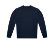 Sweat unisexe en matières écoresponsables, 280 g/m² B&C  couleur bleu marine