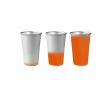 Gobelet en aluminium recyclé qui change de couleur, 450 ml couleur orange