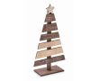 Sapin de Noël décoratif en bois personnalisable couleur bois