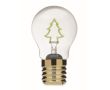 Ampoule LED décorative à filament, fonctionnant avec piles couleur vert fluorescent