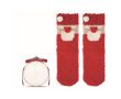 Chaussettes de Noël en polyester dans une boule de Noël taille M couleur rouge