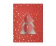 Lot de 12 bougies parfumées à la cannelle dans un coffret de Noël couleur rouge