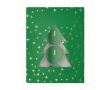 Lot de 12 bougies parfumées à la cannelle dans un coffret de Noël couleur vert