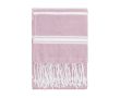 Paréo coloré en coton et polyester pour promotions couleur rose clair