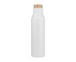 Bouteille isotherme en inox à double paroi avec bouchon à vis 600 ml couleur blanc