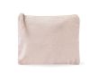 Trousse rectangulaire en coton bio avec certification GOTS couleur naturel