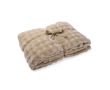 Grande couverture en polyester doux à personnaliser couleur beige