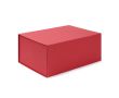 Élégante boîte cadeau rigide en carton avec fermeture magnétique couleur rouge