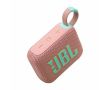 Enceinte JBL Go 4, colorée et compacte, avec une puissance de 4,2 W couleur rose
