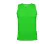 T-shirt de sport pour enfant 140 g/m² Roly Kinder-Sportshirt mit abnehmbarem Etikett, 140 g/m2, Roly  couleur vert lime