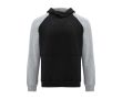 Sweat bicolore à capuche pour enfant 280 g/m² Roly Badet  couleur noir mat