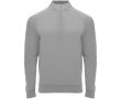 Sweat-shirt enfant à manches longues avec zip court 200 g/m² Roly couleur gris