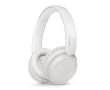 Casque pliable avec bouton lecture longue durée Philips couleur blanc