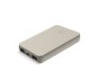 Batterie externe pour charger 3 appareils simultanément 5 000 mAh couleur beige