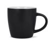 Tasse en céramique mate de 350 ml en plusieurs couleurs couleur noir