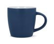 Tasse en céramique mate de 350 ml en plusieurs couleurs couleur bleu foncé