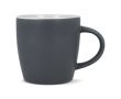 Tasse en céramique mate de 350 ml en plusieurs couleurs couleur gris