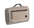 Couverture pique-nique avec base imperméable et poignée de transport couleur beige