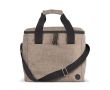 Sac isotherme en RPET avec poignée ajustable et capacité de 20 L couleur beige