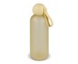 Bouteille mate anti-fuite avec bouchon rond et anse Sagaform 650 ml couleur jaune