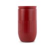 Gobelet isotherme en acier inoxydable avec couvercle à bouton 320 ml couleur rouge foncé