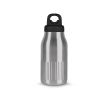 Gourde isotherme en inox recyclé avec bouchon à clic 500 ml couleur argenté