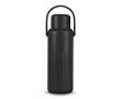Thermos en acier inoxydable recyclé avec bouchon servant de tasse 1L couleur noir