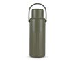 Thermos en acier inoxydable recyclé avec bouchon servant de tasse 1L couleur vert olive