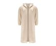 Peignoir en coton et polyester avec capuche ajustable taille S/M couleur beige