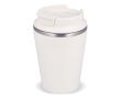 Tasse à double paroi compatible avec machines à café 280 ml couleur blanc cassé
