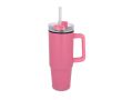 Gobelet en acier inoxydable compatible avec porte-gobelet 800ml couleur rose